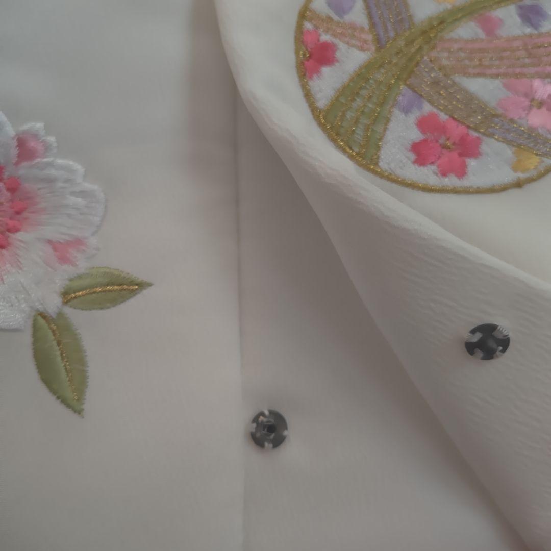 七五三セット　 3歳　女の子　着物　花柄　紅白