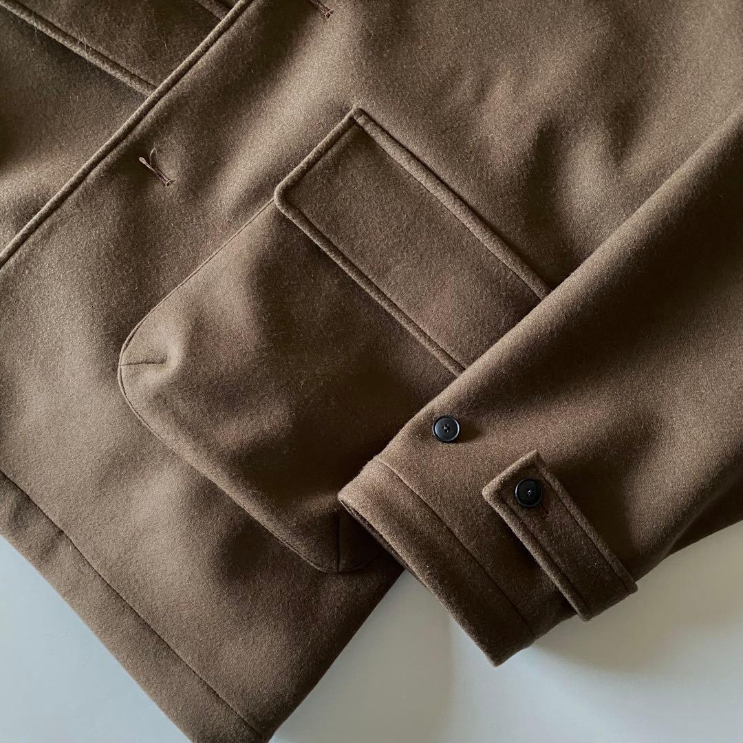 スティルバイハンド STILL BY HAND メルトンステンカラーハーフコート