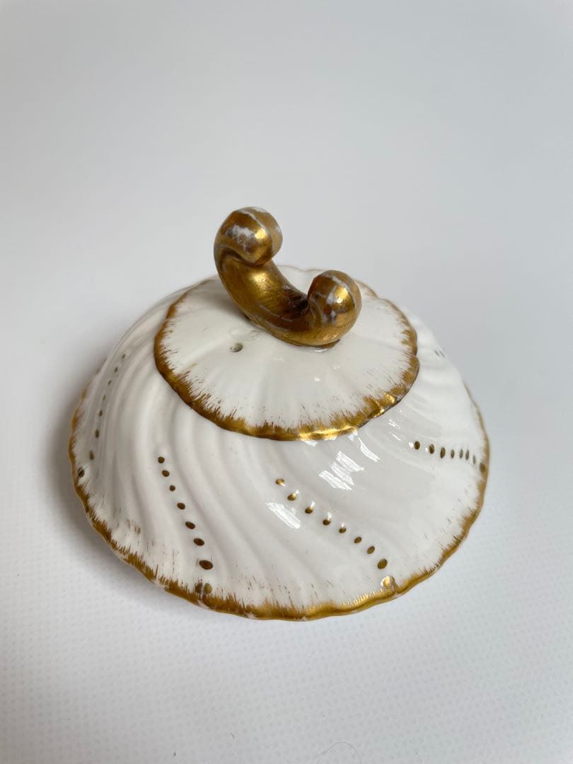 希少 美品 サルグミンヌ ポット フランスアンティーク 白　コーヒーポット