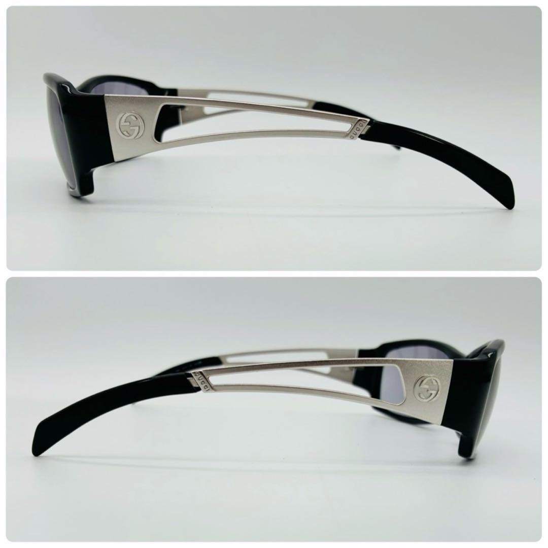 GUCCI グッチ インターロッキング サングラス ブラック シルバー GG