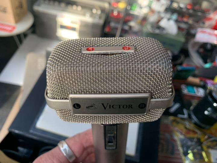 当時物　ビクター　ステレオコンデンサーマイク　Victor ニッパー