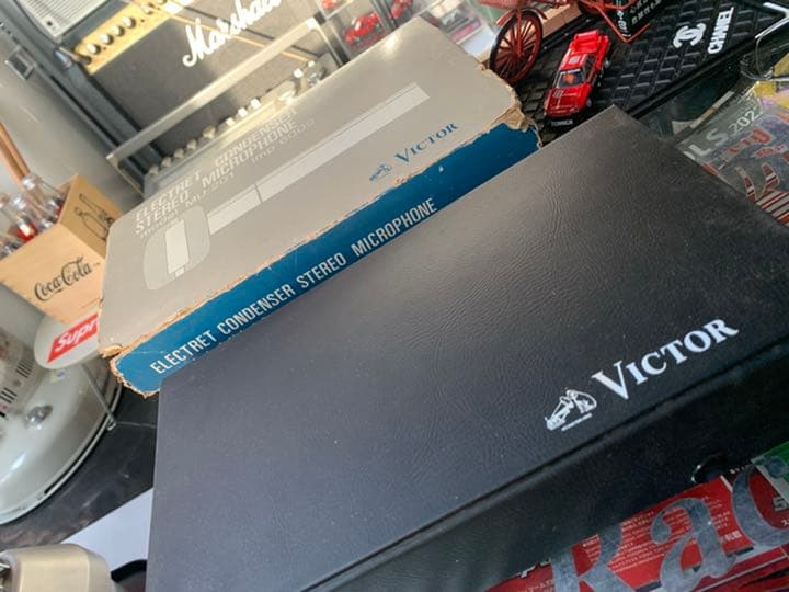 当時物　ビクター　ステレオコンデンサーマイク　Victor ニッパー