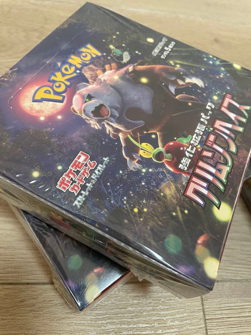 ポケモンカードBOXシュリンク付　 クリムゾンヘイズ　シャイニートレジャー