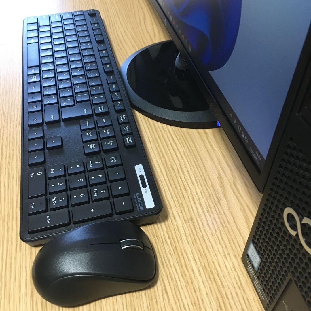 フルセット 富士通 ESPRIMO 23.8'モニター Win11 i3 SSD