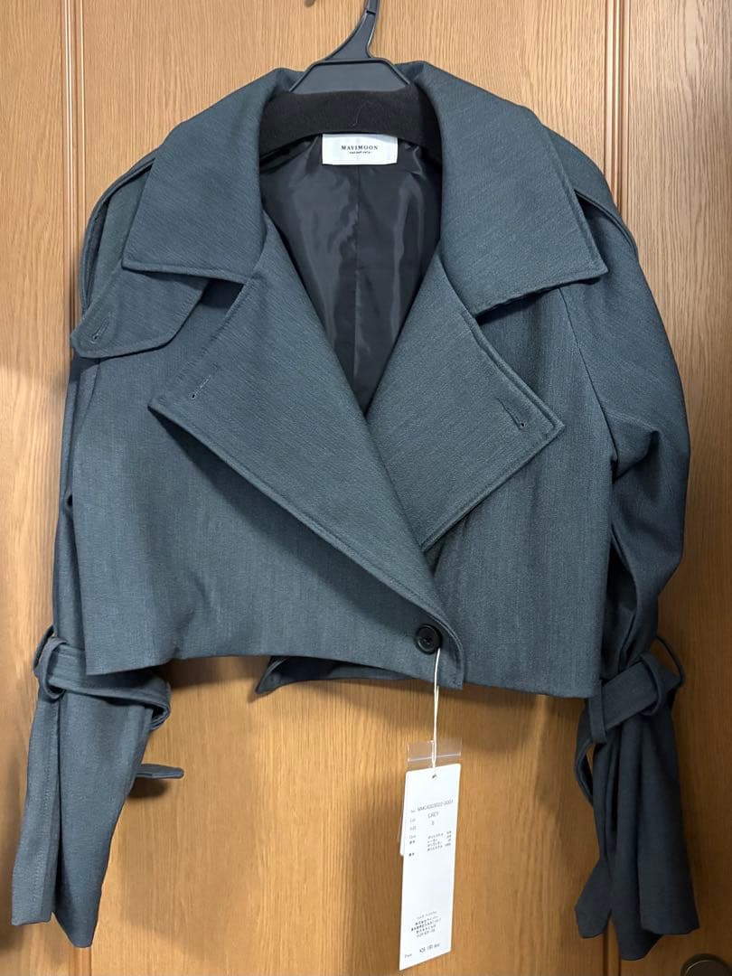【タグ付き未使用】mavimoon トレンチミニコート　セットアップ