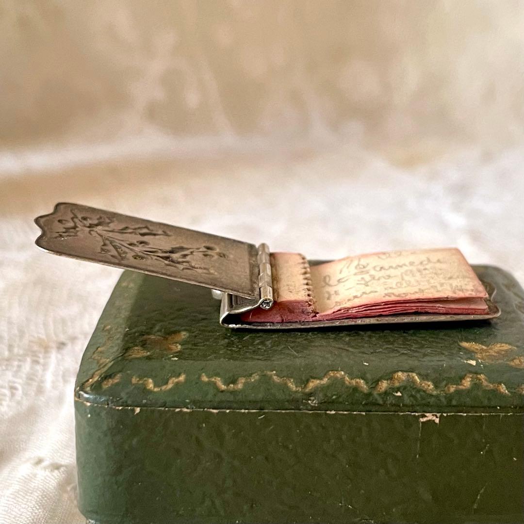 【レア】ドール用カルネドバル　ヒイラギモチーフ柊ミニチュア　フランスアンティーク