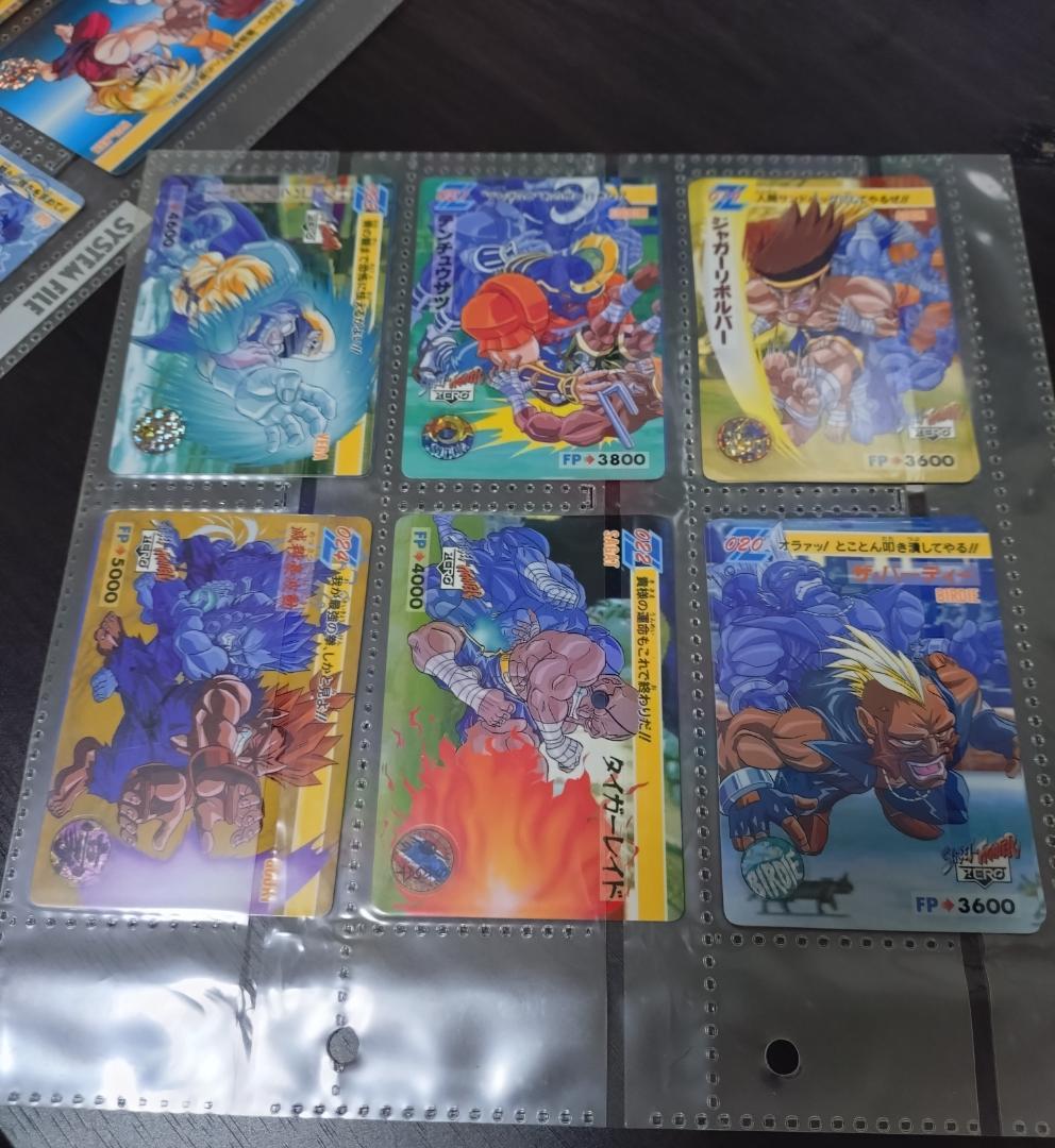 ストリートファイター カードダス キラカード10種+ノーマルカード 超希少