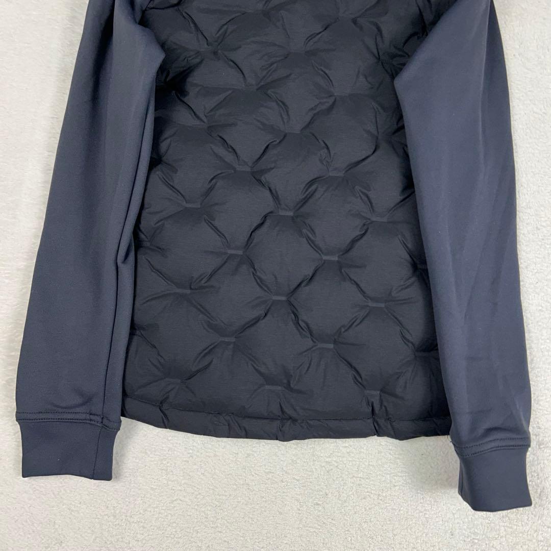 美品♡ジュンアンドロペ ナイロンストレッチダウンブルゾン ダウンジャケット 黒M