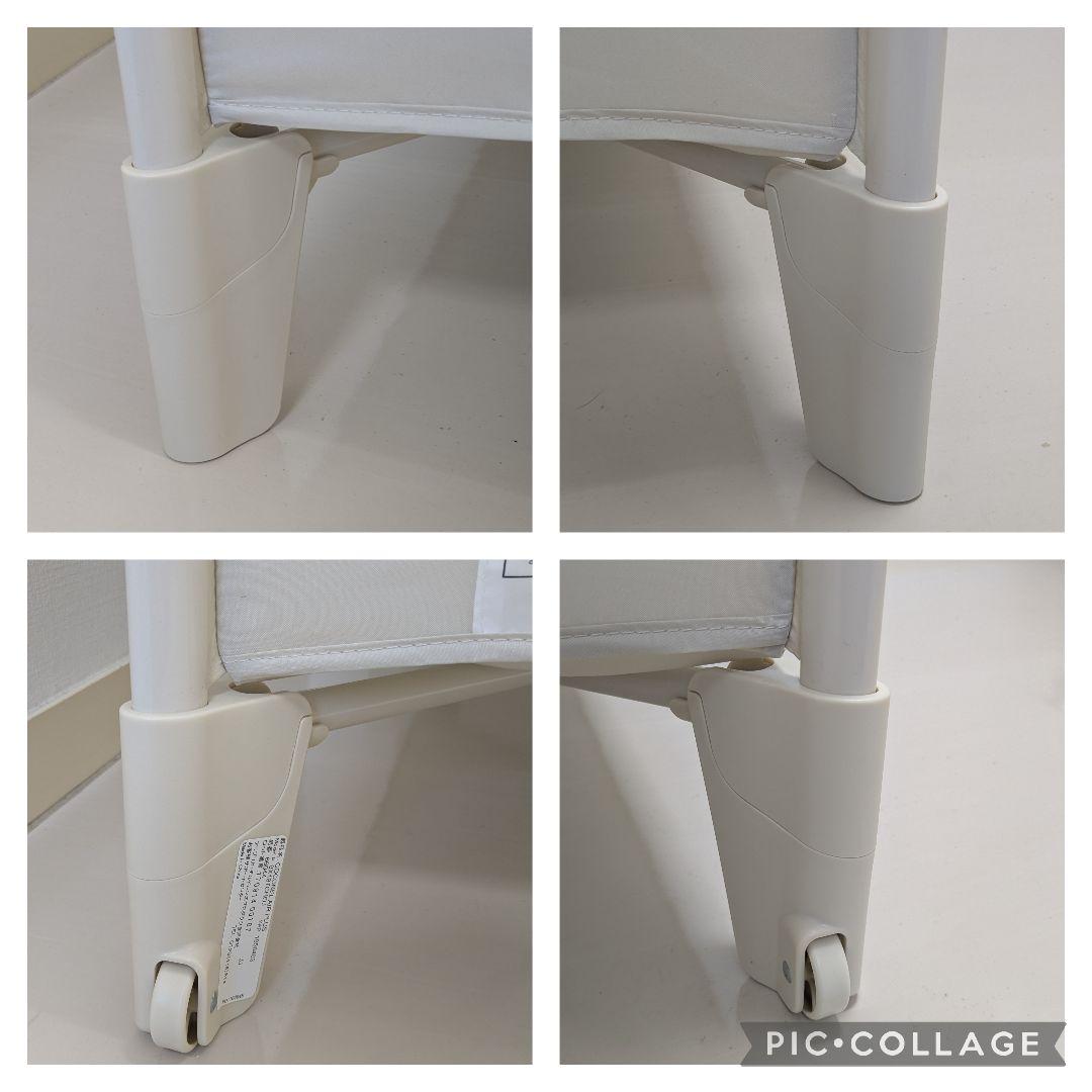 【美品】アップリカ　ココネルエアープラスAB　ホワイトベージュ　取説　保存袋付き