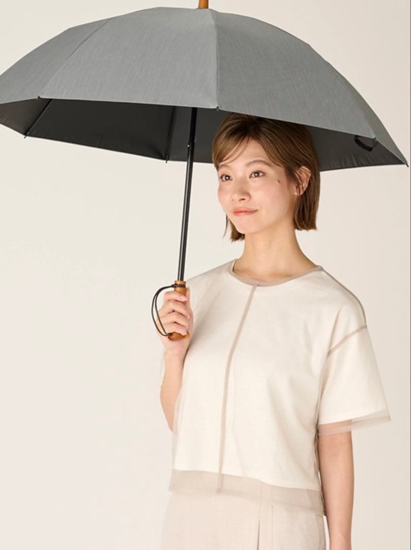 G*M様 サンバリア100 折りたたみ日傘２段折 / フロスト　グレー