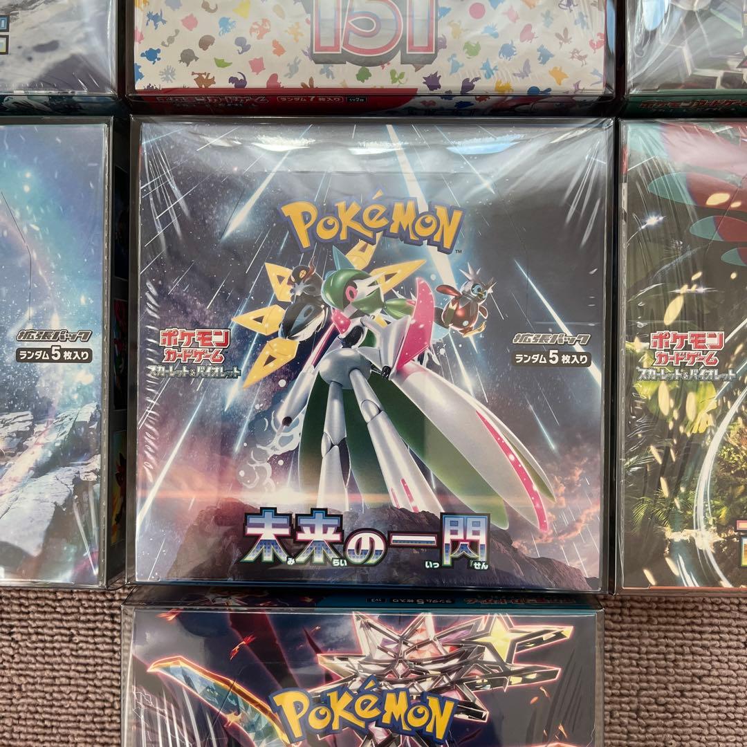 151 ポケモン box シュリンク付き シュリンク付BOX全10個　まとめ売り