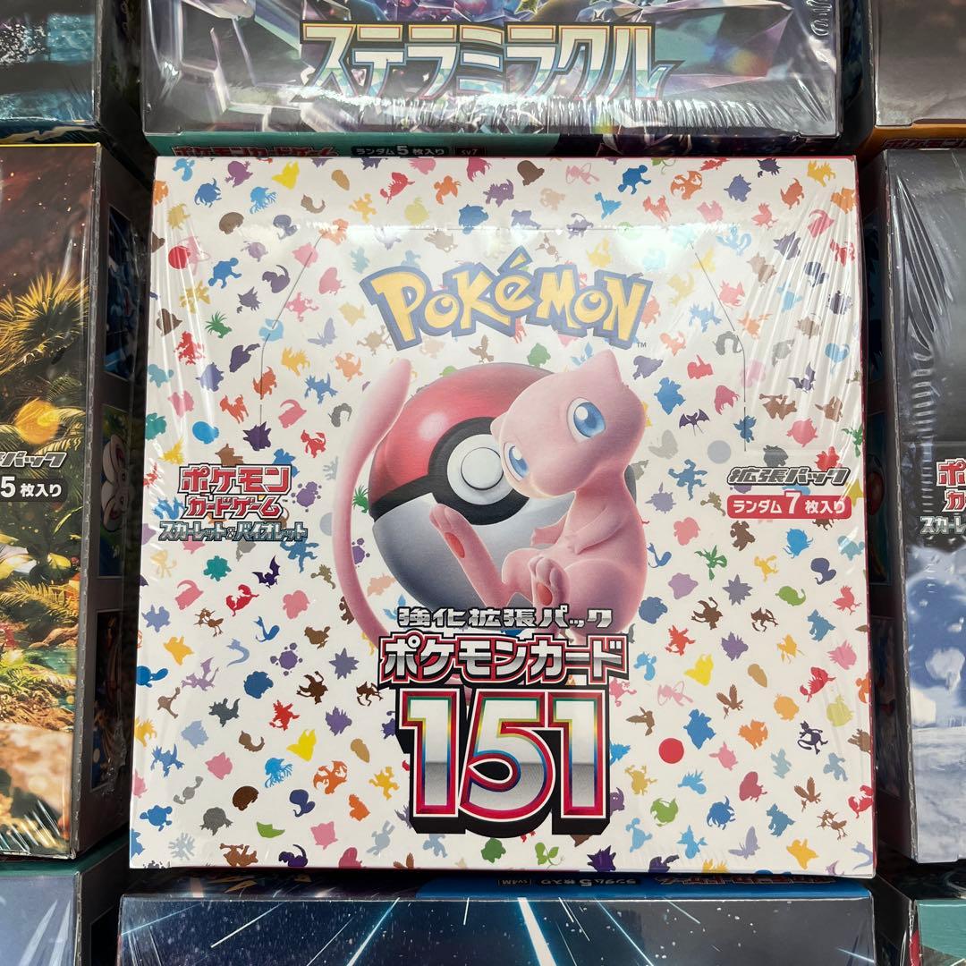 151 ポケモン box シュリンク付き シュリンク付BOX全10個　まとめ売り