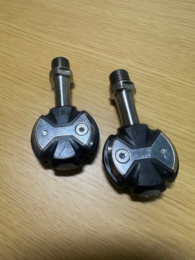 スピードプレイ Speed play ビンディングペダル チタンシャフト　黒色