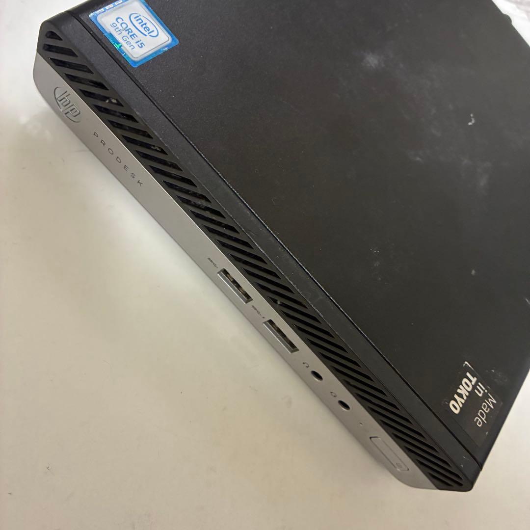ミニPC HP Prodesk 400 G5 DM i5 9600T/8GB/256GB