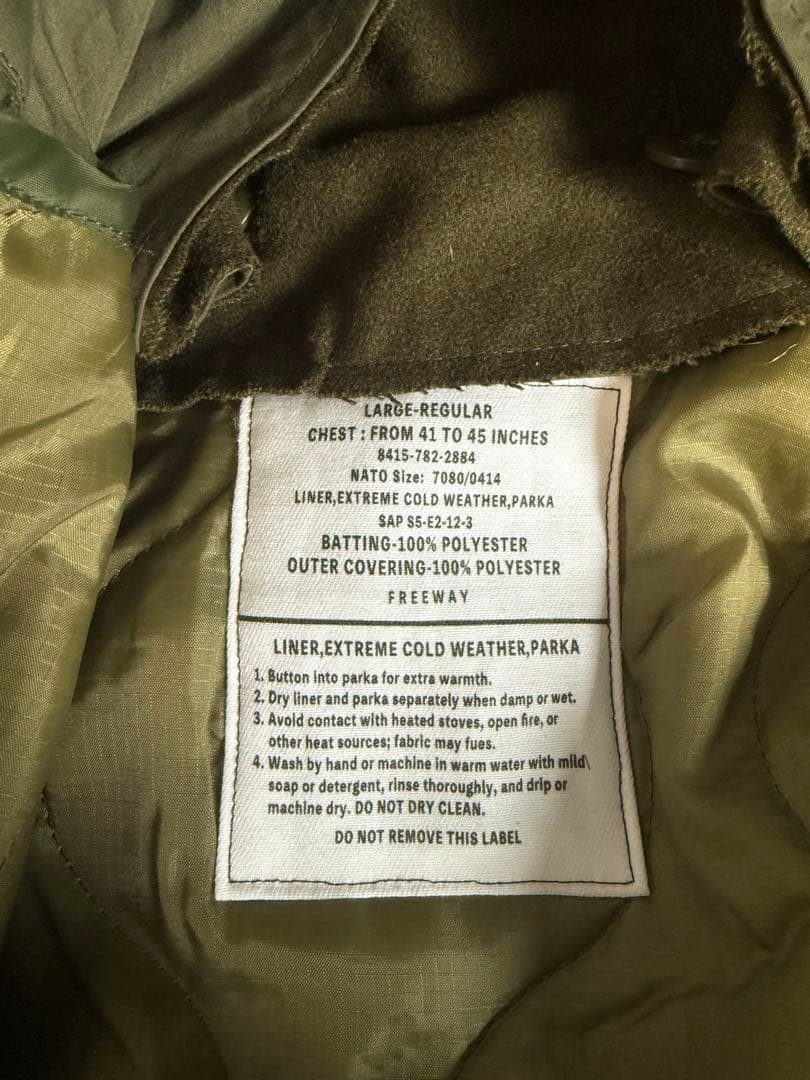 完売 M-65 フィッシュテール freeway waiper anytee