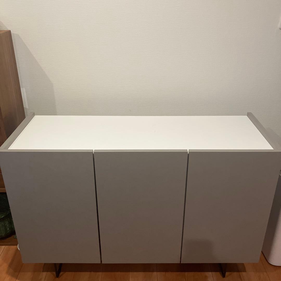 LOWYA [幅120] サイドボード 収納 棚 リビングボード