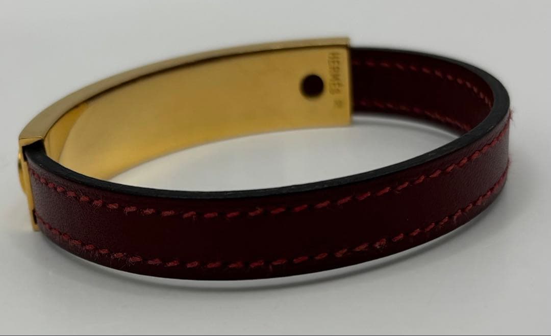 HERMES エルメス プスプス バングル ブレスレット ルージュアッシュ