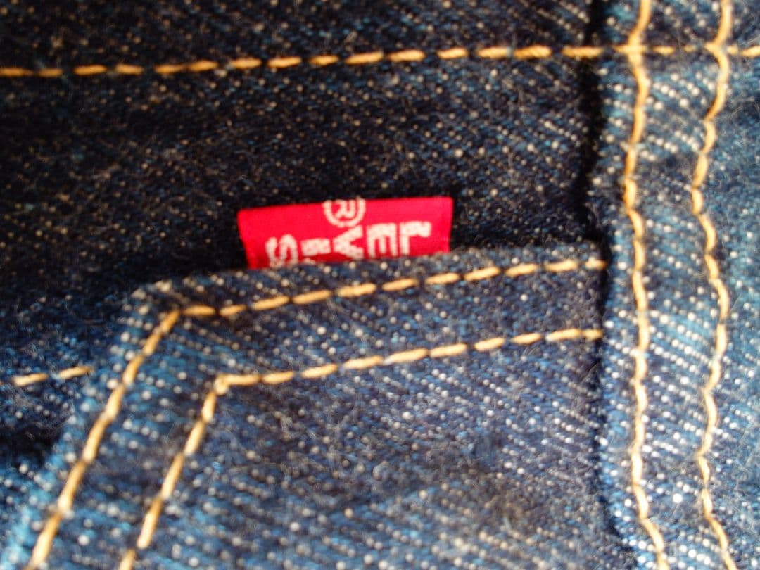 ズ*ー様 【LEVIS】71557 デニムジャケット 3rd 濃紺 42 ビッグ