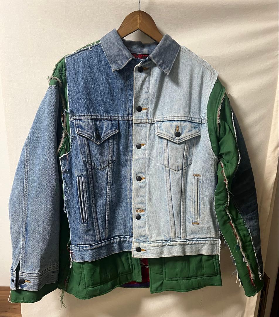 Needles Jean Jacket + Rug リメイク