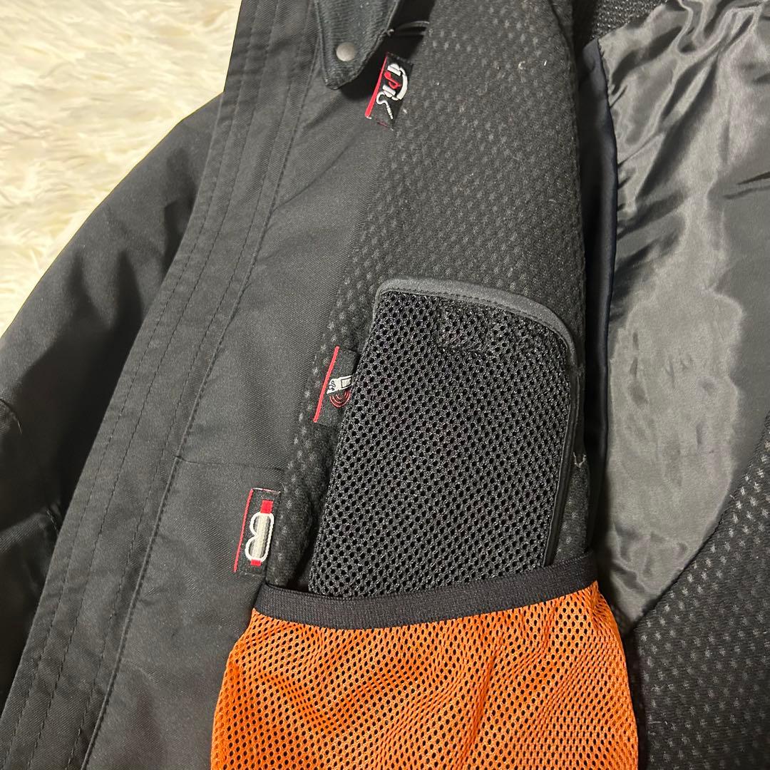 【美品】phenix フェニックス スキーウェア 上下 黒 レディース メンズS