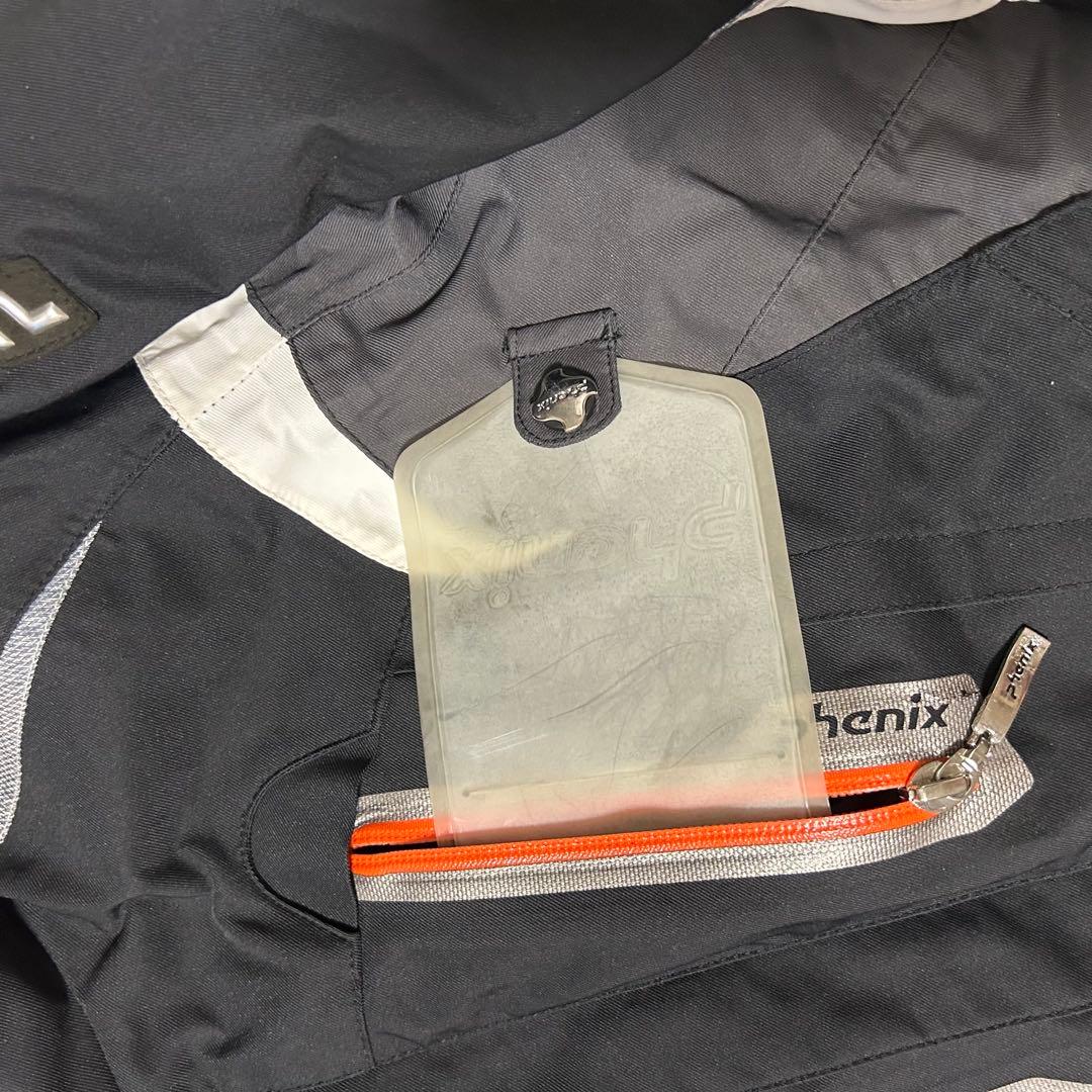 【美品】phenix フェニックス スキーウェア 上下 黒 レディース メンズS