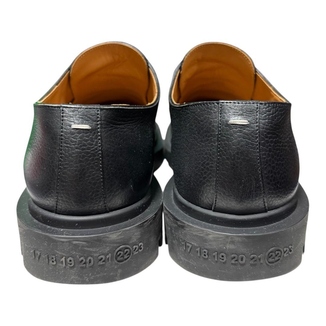 Maison Margiela スクエアダービーシューズ 42 黒 レースアップ