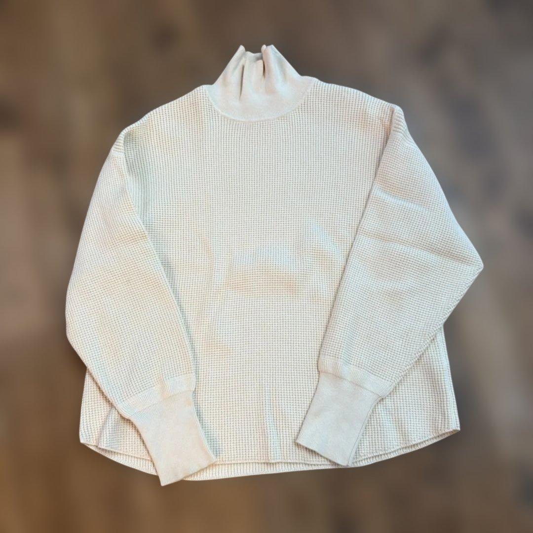 Shinzone シンゾーン　★☆ 綿カシミヤタートルワッフル