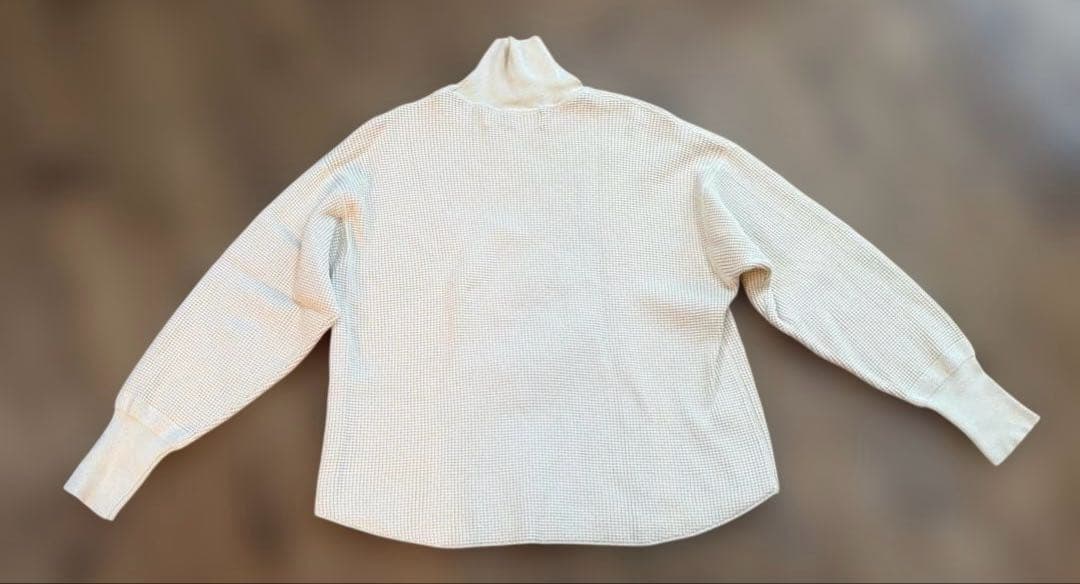 Shinzone シンゾーン　★☆ 綿カシミヤタートルワッフル