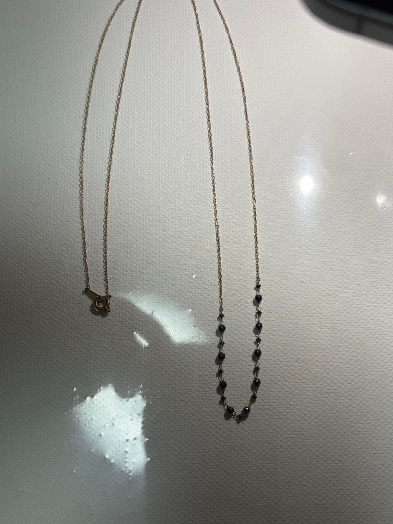 即購入不可プロフ必読　10金ダイヤモンドネックレス