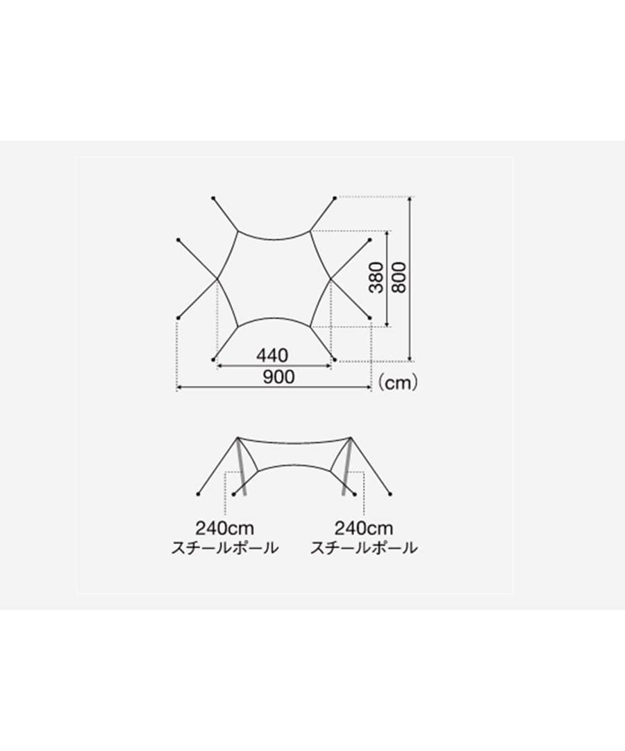  peak ランドネストタープセット