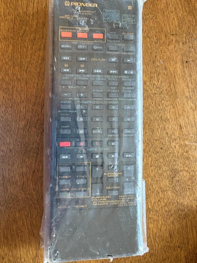 パイオニア システムコンポ Wave CL-X90用リモコン CU-CL003