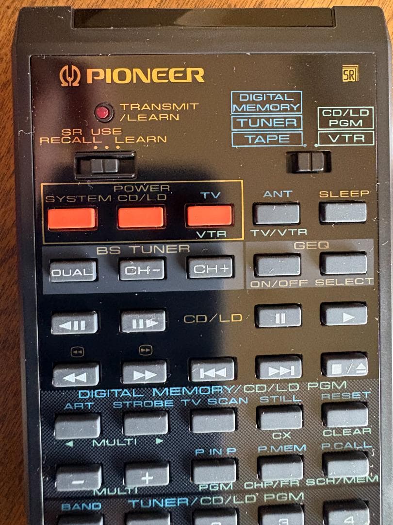 パイオニア システムコンポ Wave CL-X90用リモコン CU-CL003