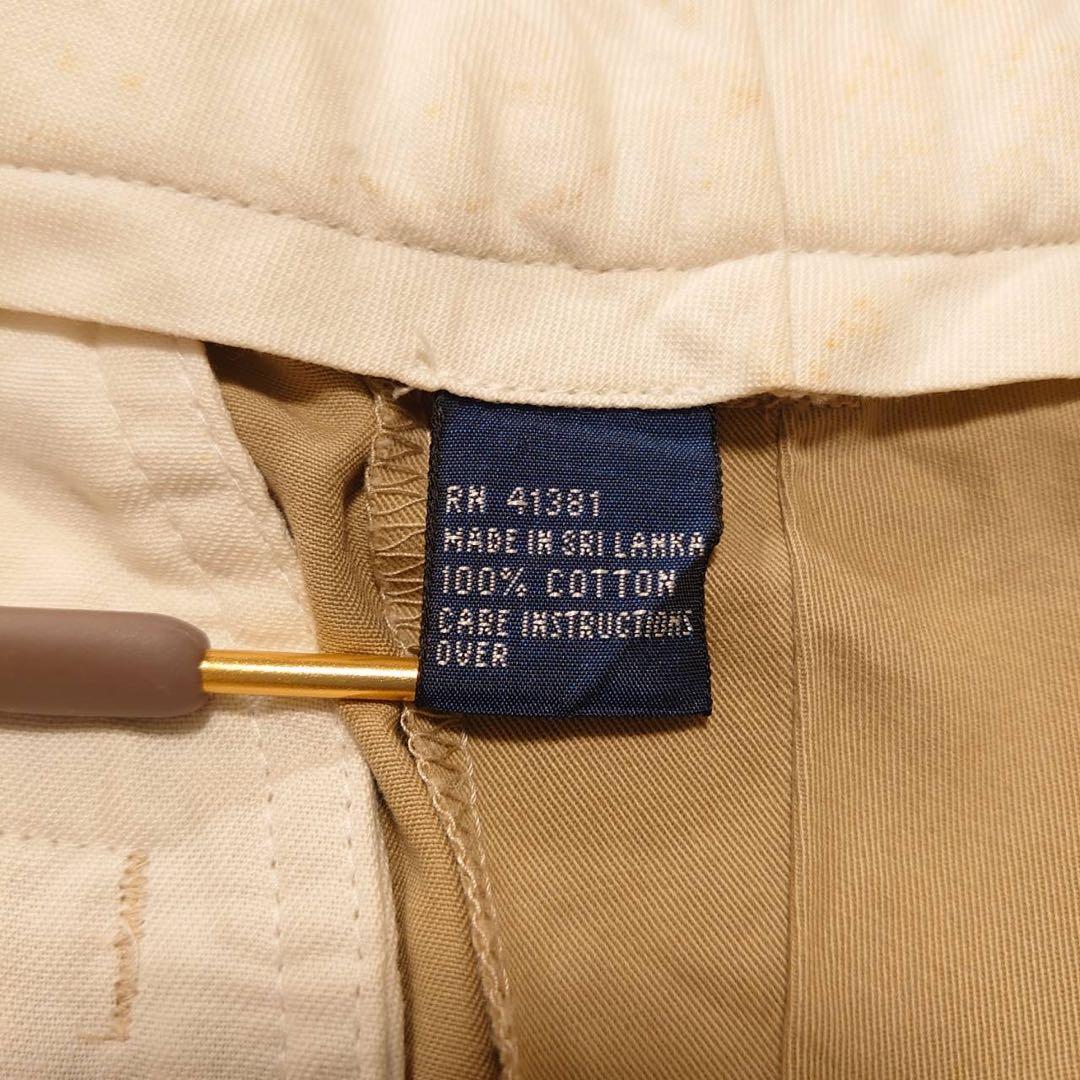 ポロチノPolo by Ralph Laurenツータックチノパンツ古着K286
