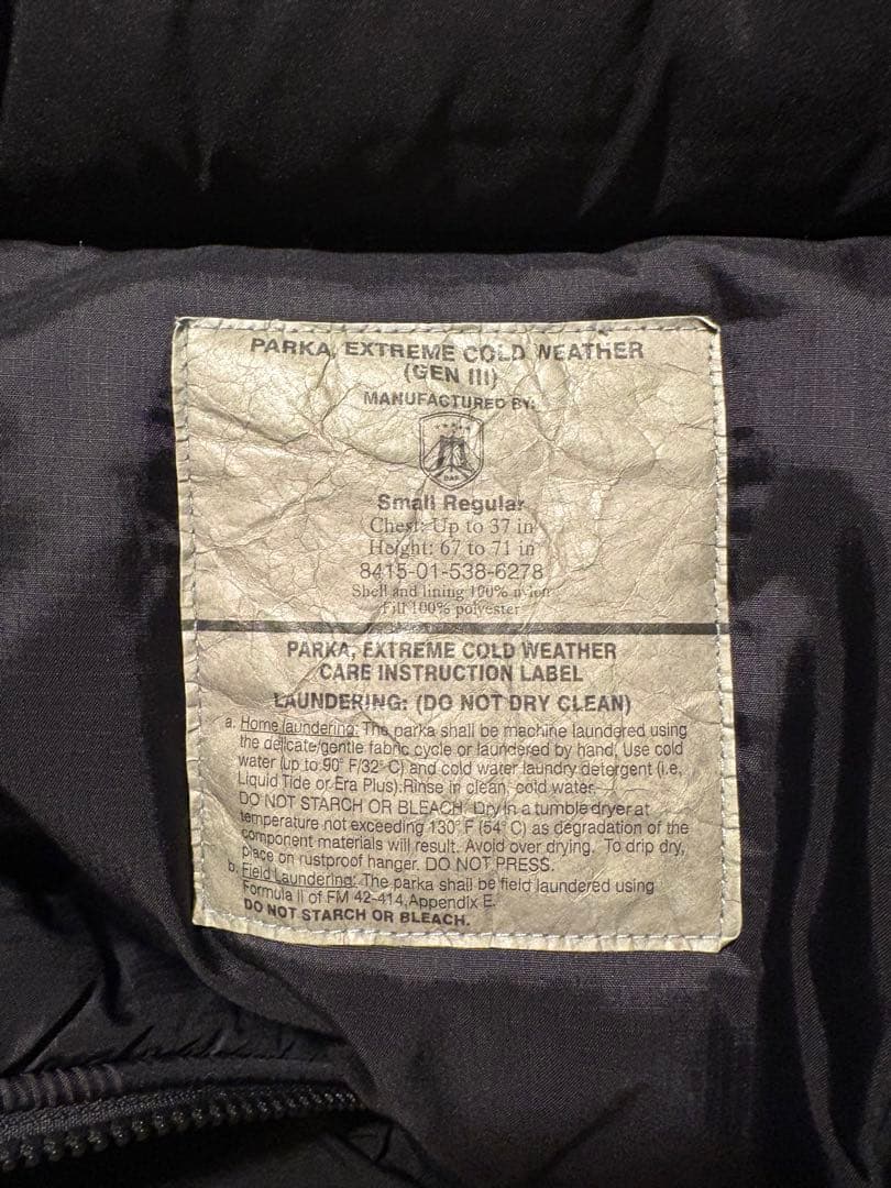 ジャケット・アウター BAF Level7 small-Regular BLACK