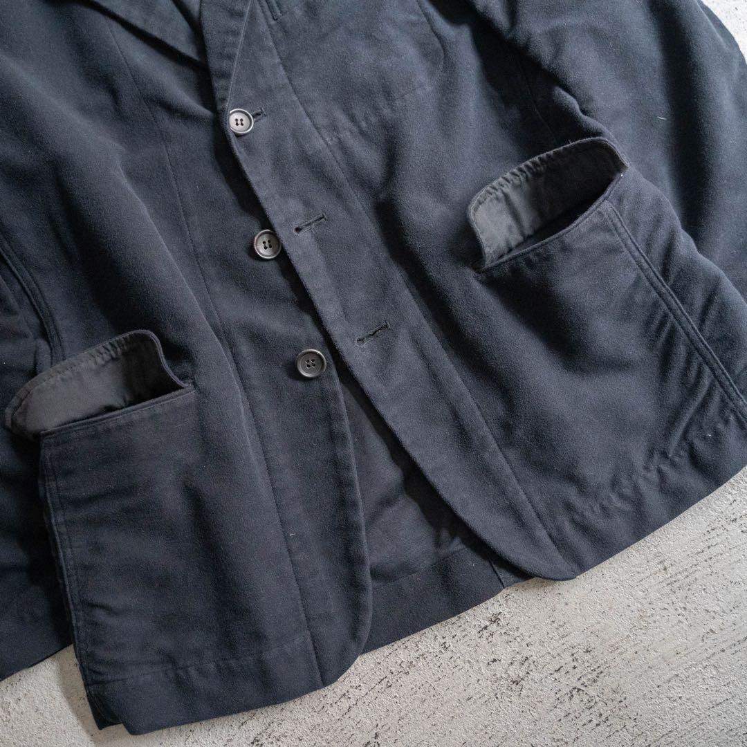 94AW ISSEY MIYAKE コットン テーラードジャケット ブラック