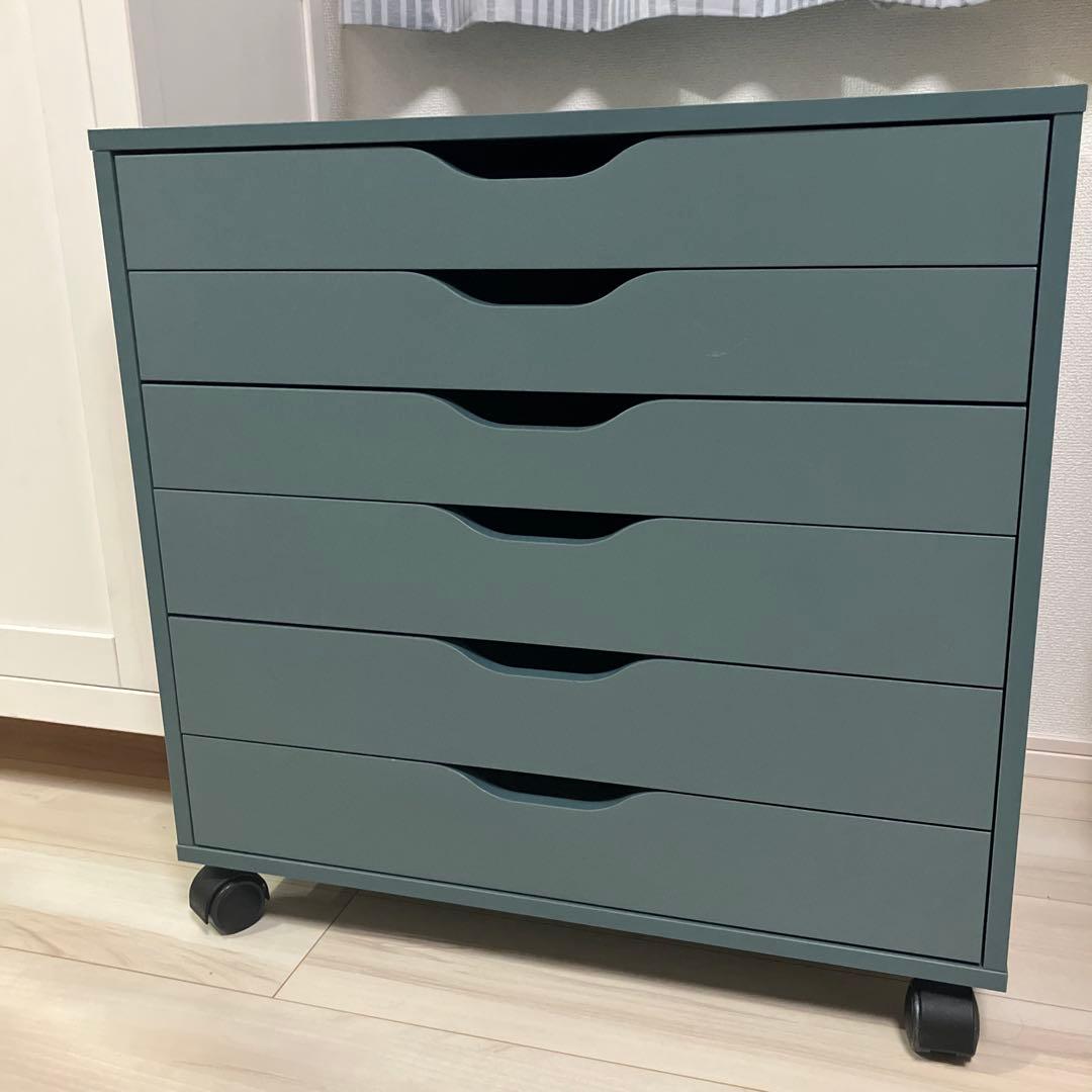 IKEA ALEX アレクス　キャビネット　グレー　引き取り