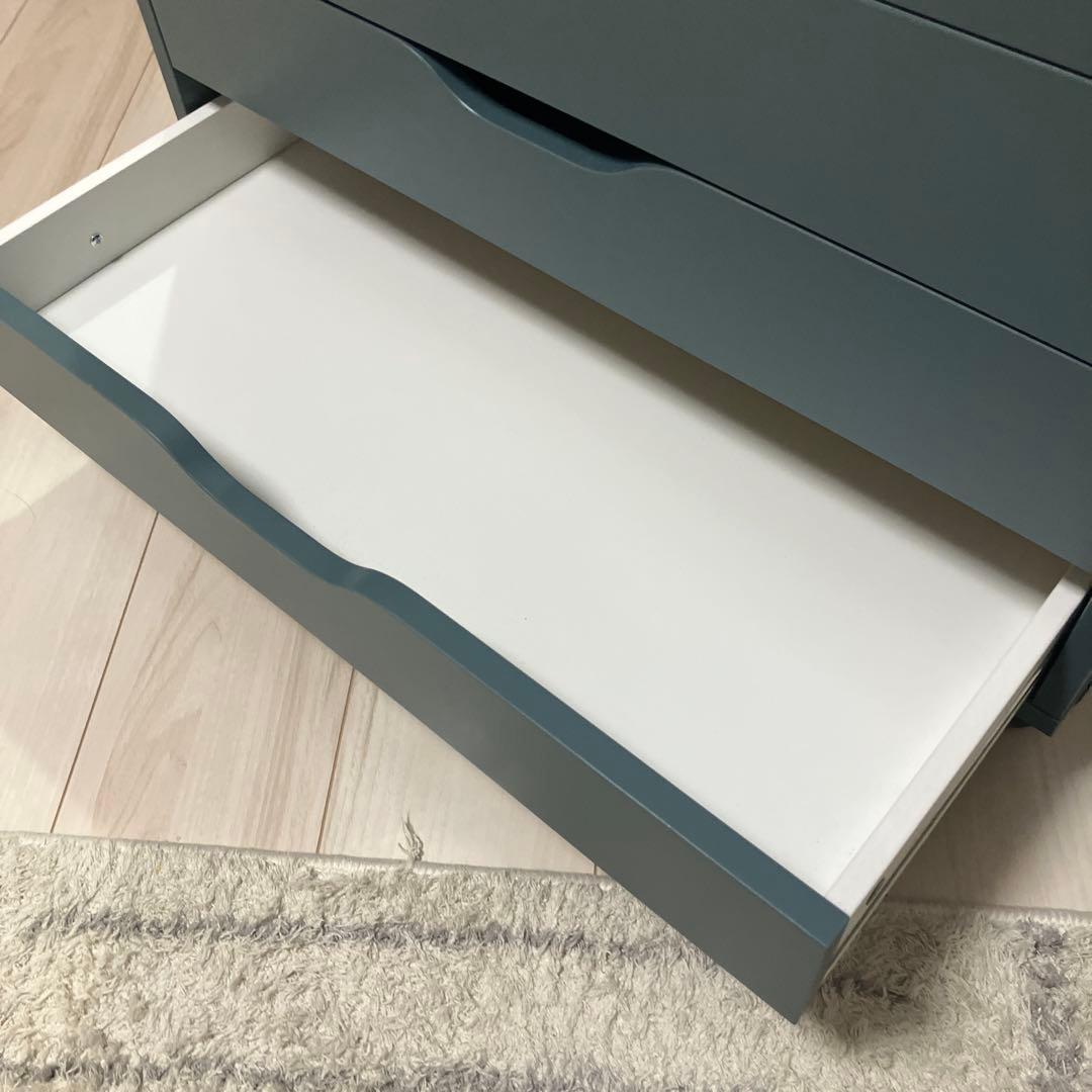 IKEA ALEX アレクス　キャビネット　グレー　引き取り