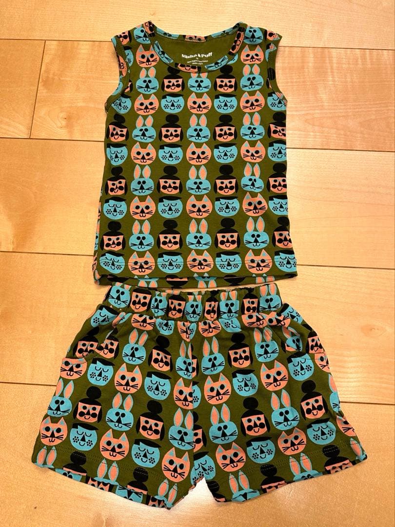 トップス Misha&Puff Faces Print set