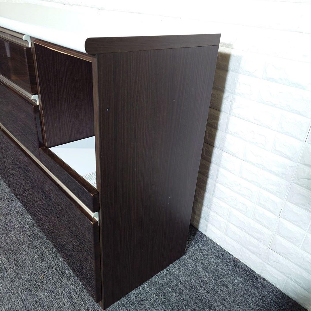 ニトリ キッチンカウンター アルミナ2 幅140cm キッチン収納 J085