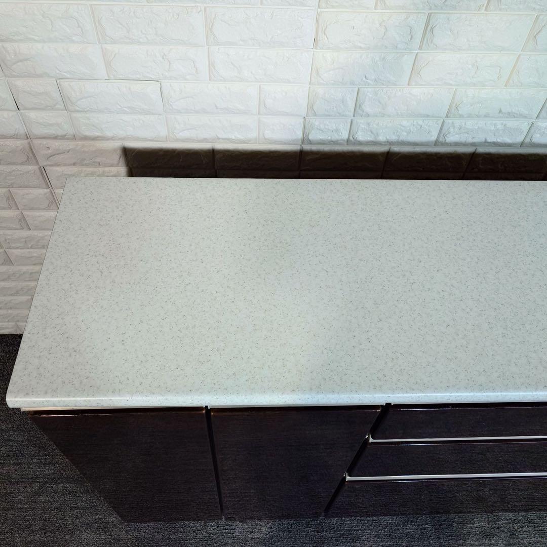 ニトリ キッチンカウンター アルミナ2 幅140cm キッチン収納 J085