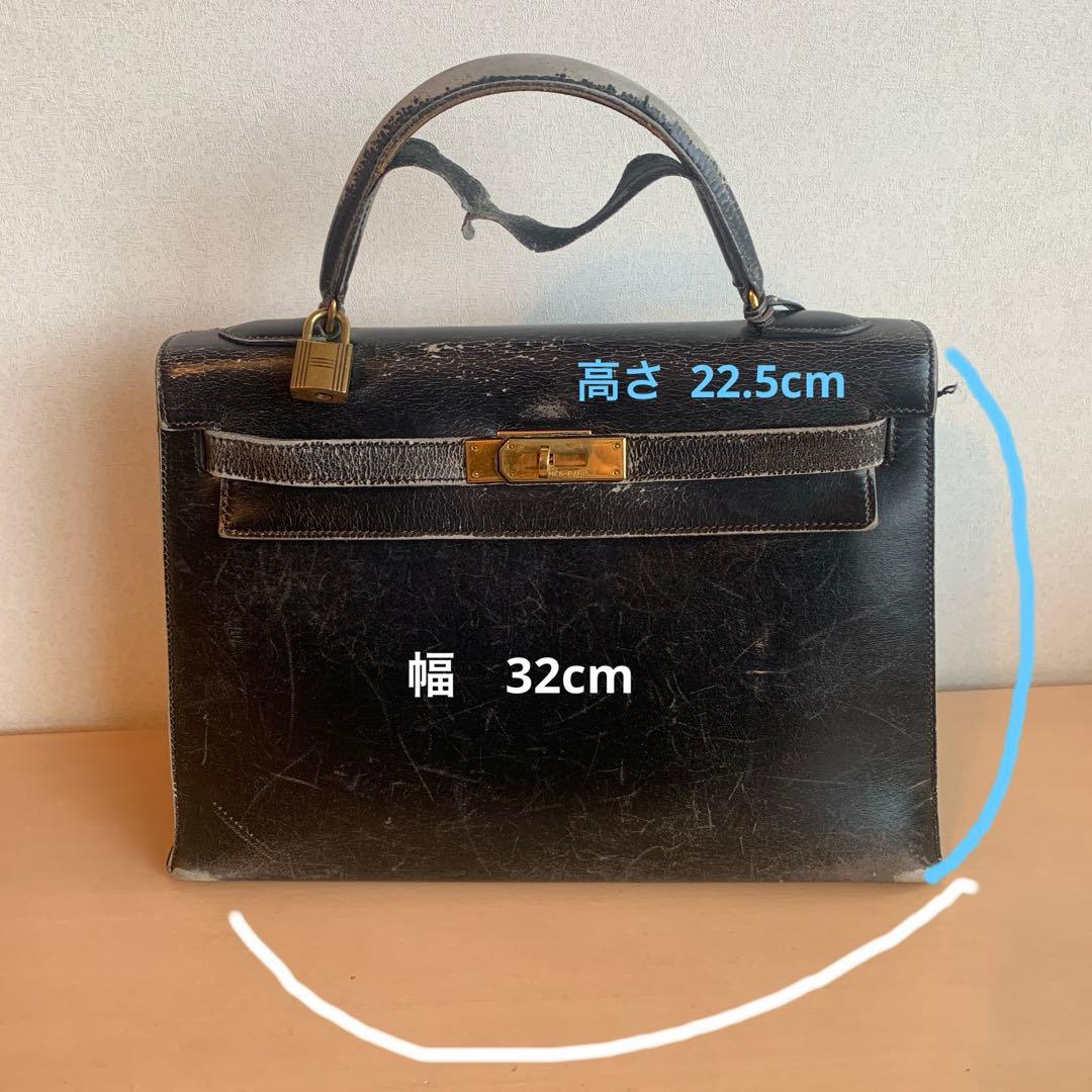 レ*ン様 エルメス　ケリー　ブラック　レザー