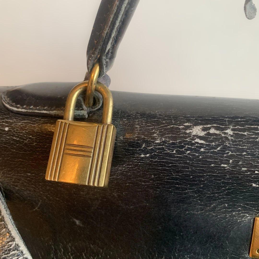 レ*ン様 エルメス　ケリー　ブラック　レザー