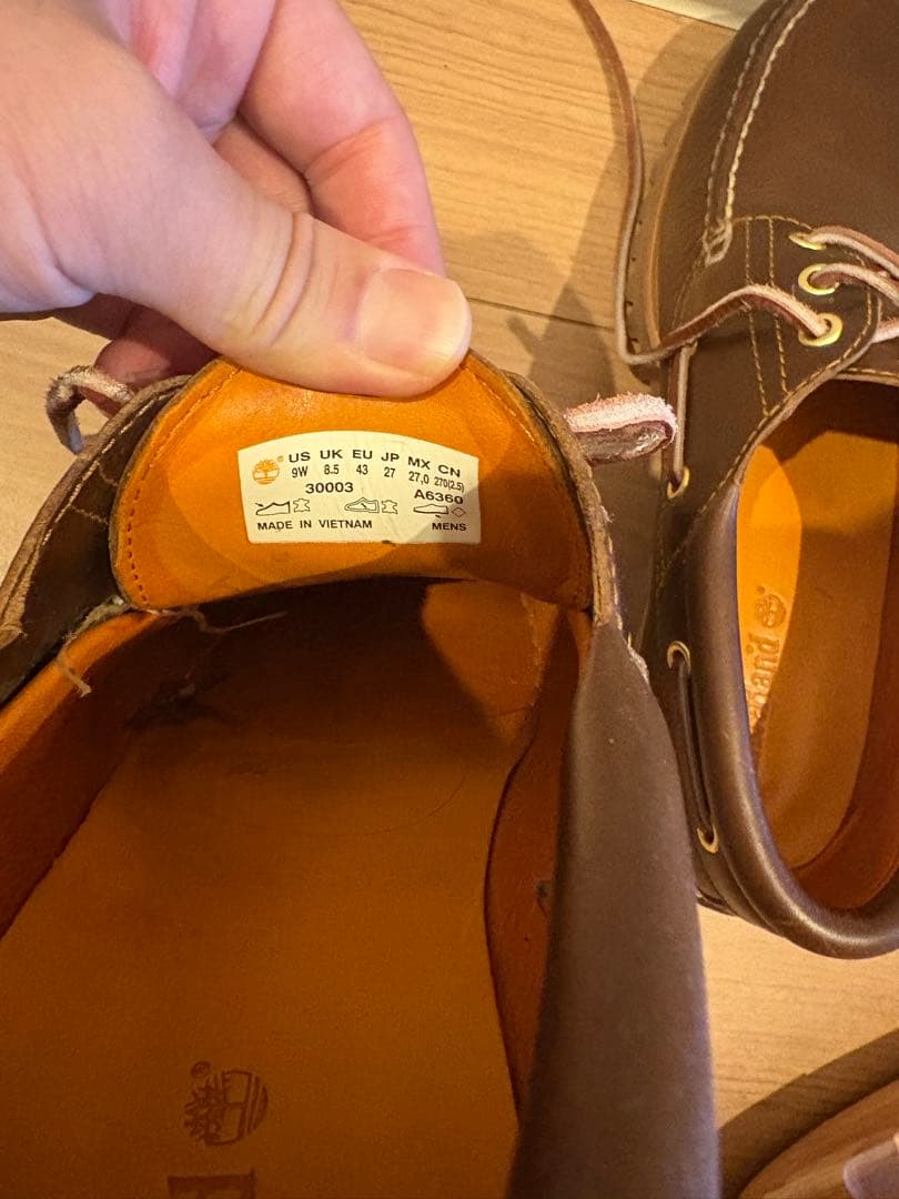 まるぽん　Timberland デッキシューズ