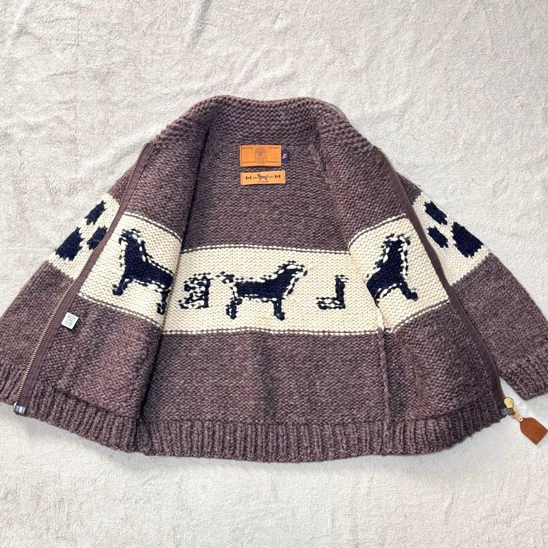 カナディアンセーター ラブラドールレトリバー カウチン セーター ジップアップ