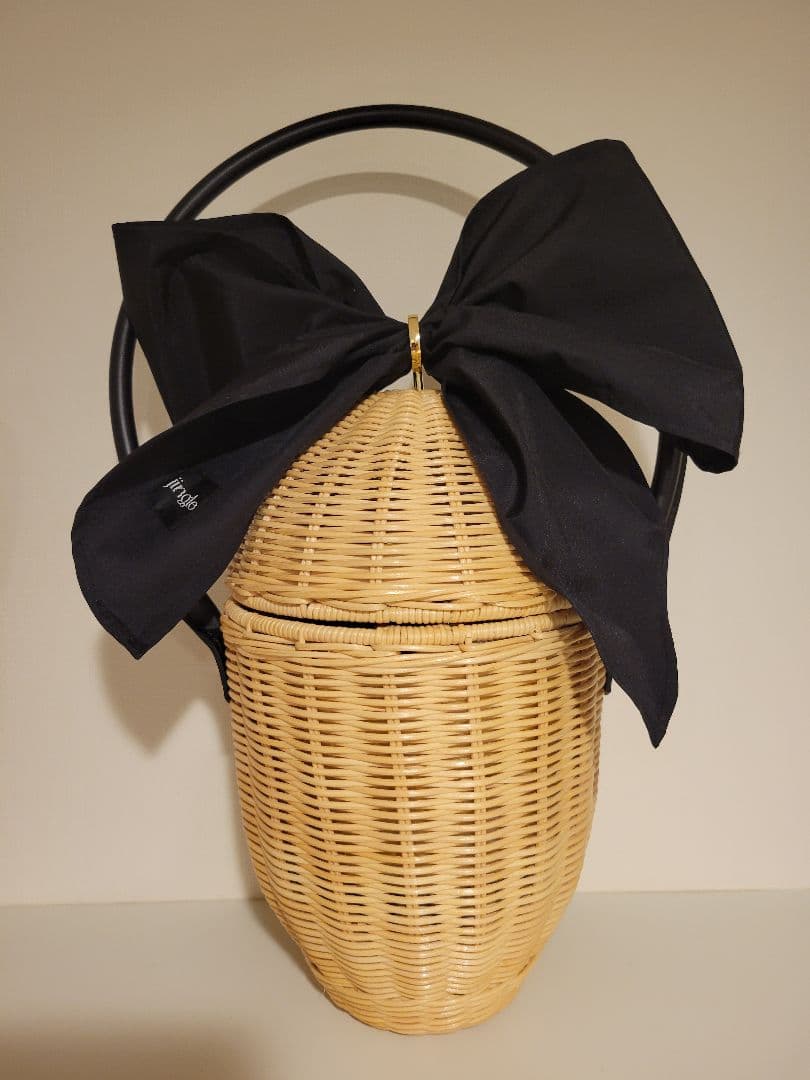 GIRLISH ガーリッシュ　どんぐりラタンバッグ　かごバッグ