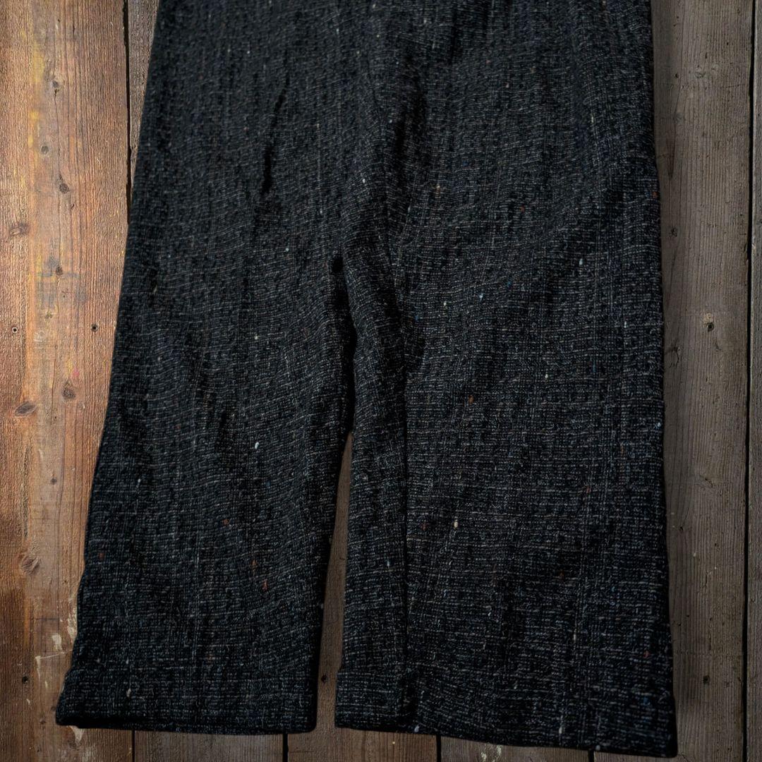 60s 70s　USA製　ロケットtalon　ごまパンツ　カスリ柄　ウール混