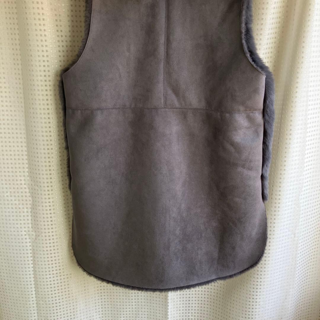 vivaprestヴィバプレスト　チャコールグレー フード付き エコファージレ