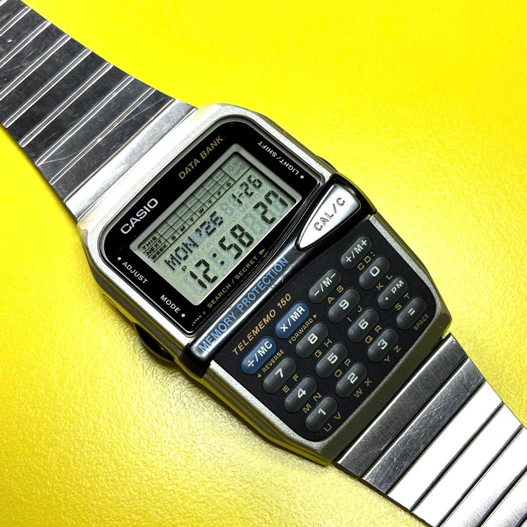 CASIO DATA BANK MEMORY PROTECTION 腕時計