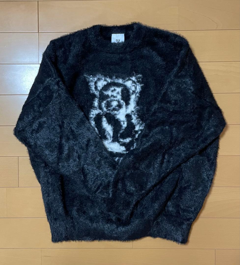 OY/オーワイ ヘアリーシャドーオードリーニット 美品