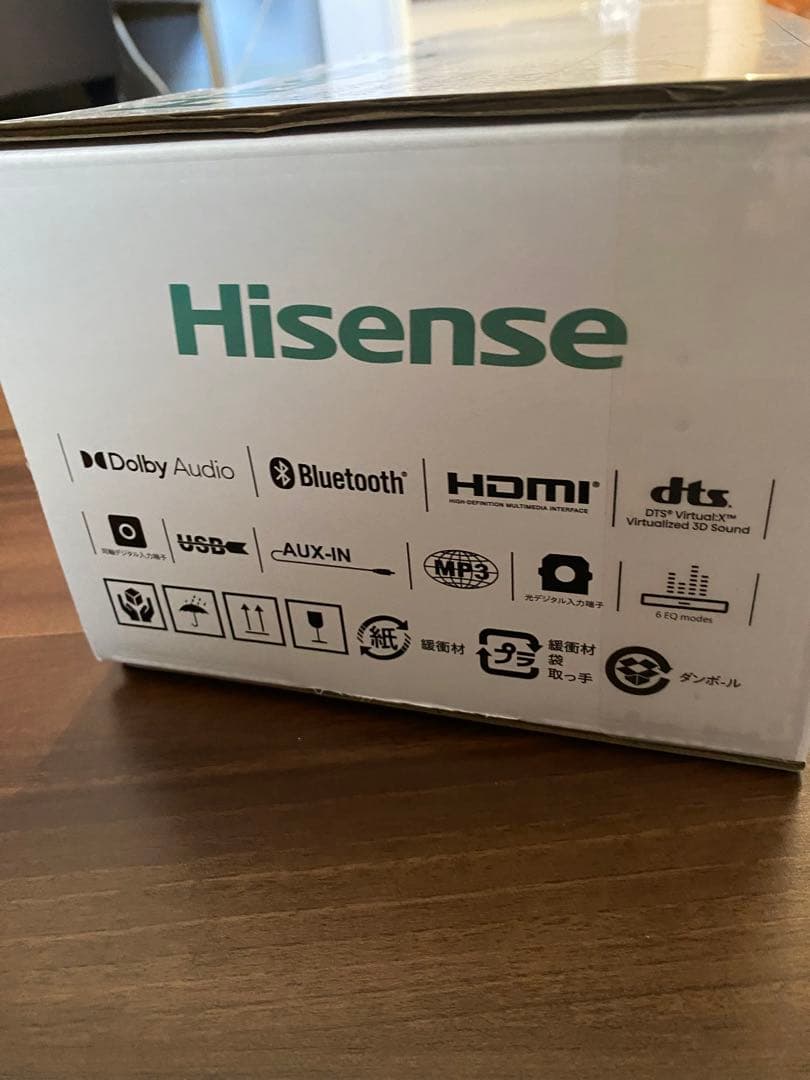 Hisenseハイセンス HS2000Nサウンドバー 黒